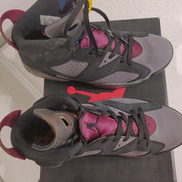 Size 12 - Jordan 6 Bordeaux With RARE Vintage Hat, A Must Have - Picture 6 of 12